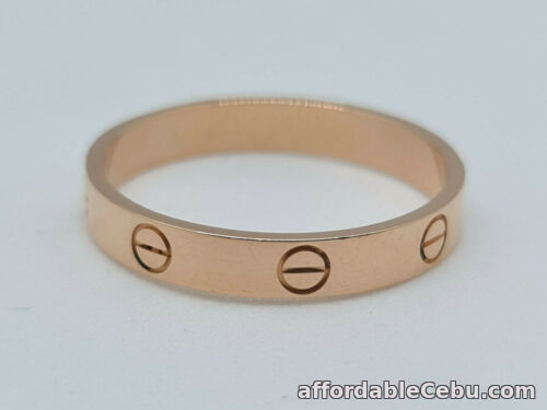 1st picture of CARTIER MINI LOVE 18K PINK GOLD WEDDING RING - SIZE 64 / SIZE 10.75 - AUTHENTIC For Sale in Cebu, Philippines