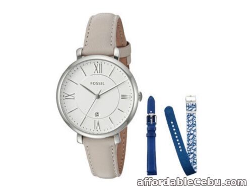 1st picture of Fossil Watch * ES4020 Jacqueline Leather Strap & Bracelets Set COD PayPal For Sale in Cebu, Philippines