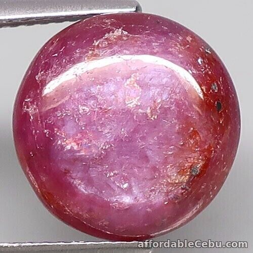 1st picture of 8.65 Carats NATURAL Silver Purple RUBY Round 12.5x12.5x4.8 UNHEATED Madagascar For Sale in Cebu, Philippines