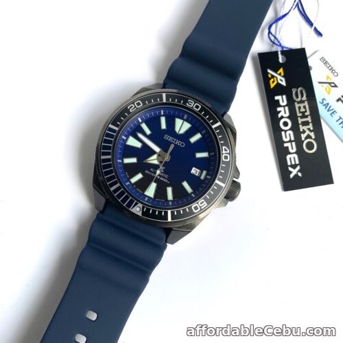 1st picture of SRPD09J1 Samurai Save the Ocean Automatic Diver Blue Dial Rubber Japan Watch For Sale in Cebu, Philippines