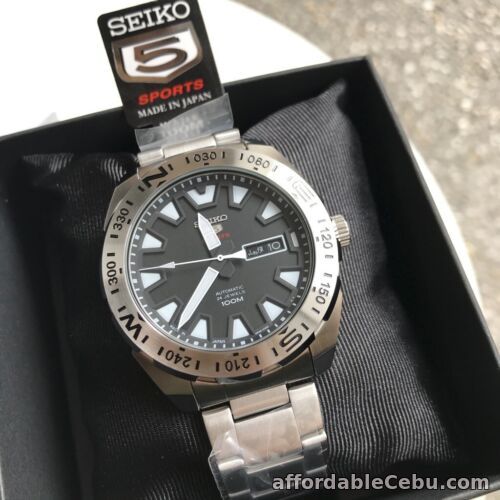 1st picture of SRP739J1 Automatic Black Day & Date Dial Silver Steel Made in Japan Watch For Sale in Cebu, Philippines