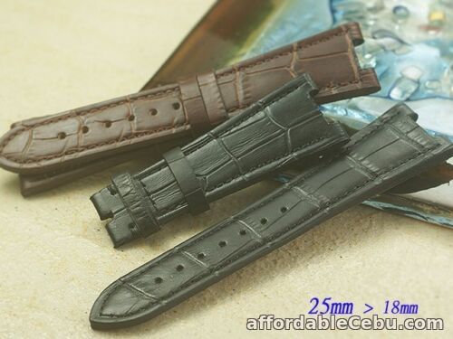 1st picture of Genuine leather Band Strap bracelet (FITS) Patek Philippe Nautilus 25mm x18mm For Sale in Cebu, Philippines
