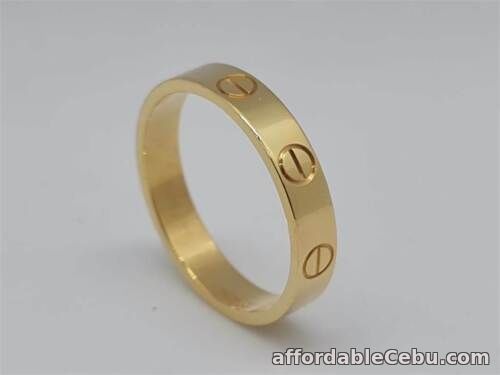 1st picture of CARTIER MINI LOVE 18K YELLOW GOLD WEDDING RING - SIZE 53 / SIZE 6.25 - AUTHENTIC For Sale in Cebu, Philippines