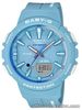 Casio Baby-G * BGS100RT-2A Runner Anadigi Step Tracker Pastel Blue Watch