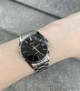 SGEF01 Classic Black Face Silver Steel Date Watch for Women 34MM COD PayPal