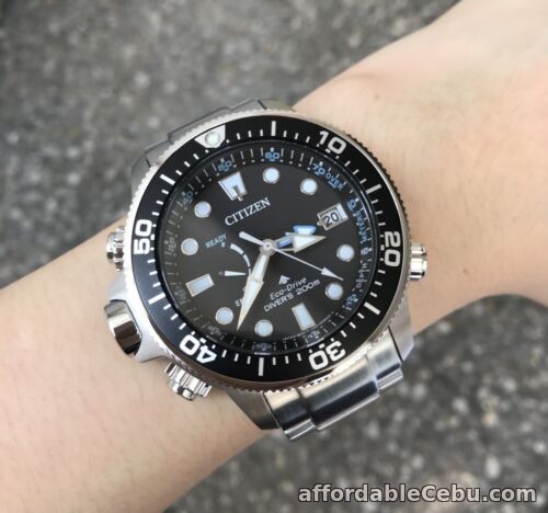 1st picture of Citizen Promaster Diver Watch * Aqualand BN2031-85E Black Dial Silver Steel Men For Sale in Cebu, Philippines