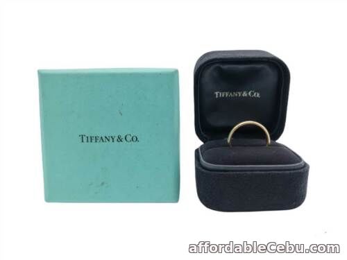 1st picture of TIFFANY & CO. LUCIDA 18 YG CLASSIC 3MM WEDDING BAND / RING - UNISEX - AUTHENTIC For Sale in Cebu, Philippines