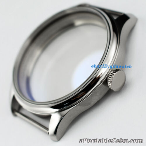1st picture of 44mm Parnis 316L Stainless Steel Watch Case Fit ETA 6498/6497 Movement P726 For Sale in Cebu, Philippines