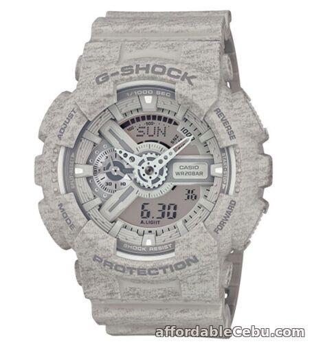 1st picture of Casio G-Shock * GA110HT-8A Anadigi Heathered Grey Watch for Men COD PayPal For Sale in Cebu, Philippines