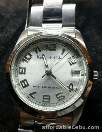 1st picture of KENNETH COLE NEW YORK UNISEX STAINLESS STEEL WATCH For Sale in Cebu, Philippines