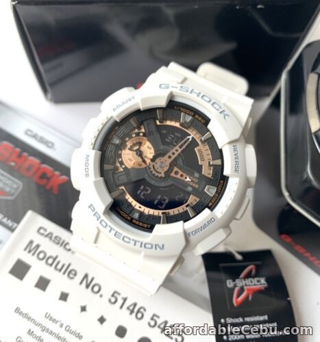 1st picture of Casio G-Shock * GA110RG-7A Anadigi Rose Gold White Watch for Men COD PayPal For Sale in Cebu, Philippines