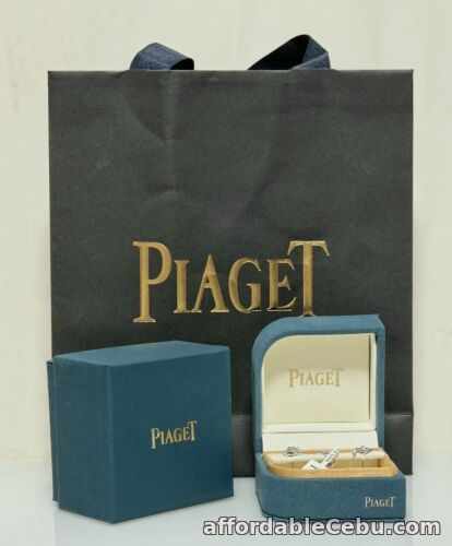 1st picture of Piaget Rose Diamond Earring w/ Cuff 18k Real Gold/Natural Diamond For Sale in Cebu, Philippines