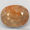 12.44 Carats NATURAL Orangish Brown SAPPHIRE Oval 15.5x12x7.0mm Africa UNHEATED