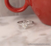 GIA-Certified .32 Carat Diamond w/.24 CTW Engagement Ring 14k White Gold ER828