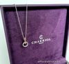 Charriol * Necklace Infinity Zen Harmony Pink Gold PVD & Grey 08-102-1232-1