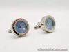 TATEOSSIAN MOTHER OF PEARL DIAL WATCH CUFF LINKS - VERY RARE - AUTHENTIC