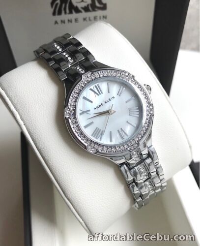 1st picture of Anne Klein Watch * 2025MPSV MOP Silver Steel for Women COD PayPal For Sale in Cebu, Philippines