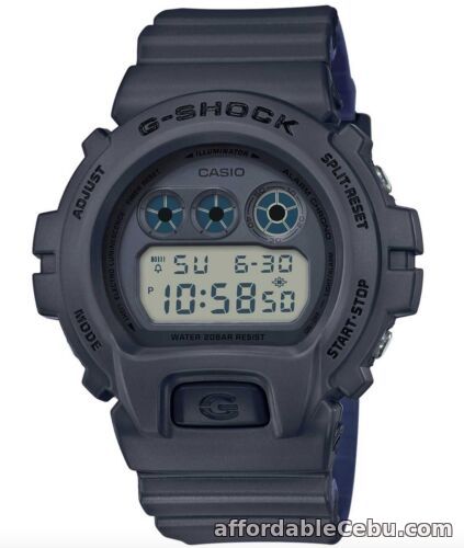 1st picture of Casio G-Shock * DW6900LU-8  Bi-color Basic Grey & Navy Watch COD PayPal For Sale in Cebu, Philippines