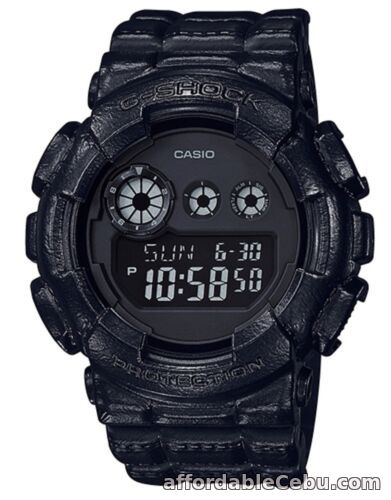 1st picture of Casio G-Shock * GD120BT-1 Basic Black Texture Digital Resin Watch COD PayPal For Sale in Cebu, Philippines
