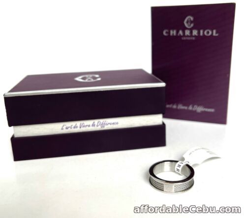 1st picture of Charriol * Ring Forever Thin 02-101-1139-8 Grey For Sale in Cebu, Philippines