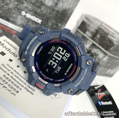 1st picture of Casio G-Shock * GBD100-2 G-Squad Bluetooth Mobile Link Blue Resin Watch For Sale in Cebu, Philippines