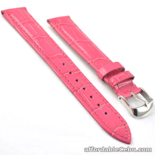 1st picture of Genuine Leather Watch Band Strap Alligator Grain VIP Stainless Steel Buckle 065 For Sale in Cebu, Philippines