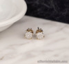 SALE‼️.21 CTW Diamond Earrings 14k Twotone Gold JS180E sep