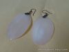 Vintage MOTHER of PEARL Dangling Earrings Jewelry Collection 925Hook BOLD CHUNKY
