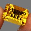 16.44 Carats NATURAL Yellow CITRINE Octagon Concave Loose 18x13x10mm
