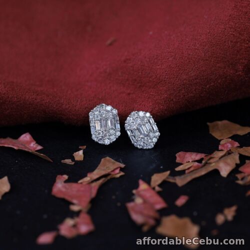1st picture of .40 CTW Diamond Earrings PLATINUM E549 sep (PRE-ORDER) For Sale in Cebu, Philippines