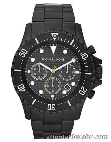 1st picture of Michael Kors Watch * MK8257 Everest Chrono Black IP Steel Men COD PayPal For Sale in Cebu, Philippines