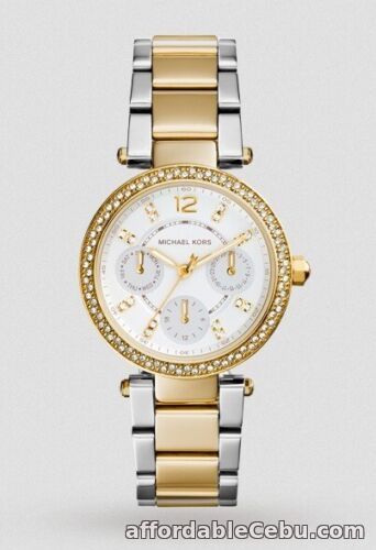 1st picture of Michael Kors Watch * MK6055 Parker Mini 2 Tone Gold & Silver Steel COD PayPal For Sale in Cebu, Philippines