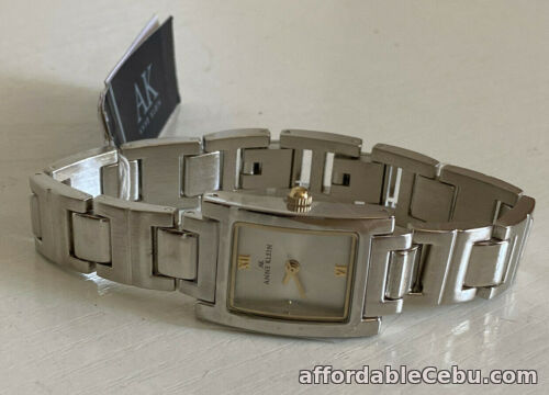 1st picture of NEW! ANNE KLEIN AK GOLD DIAL SILVER-TONE BRACELET WATCH $75 SALE For Sale in Cebu, Philippines