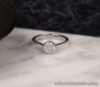 SALE‼️.365 CTW Diamond Engagement Ring PLATINUM JS176R sep