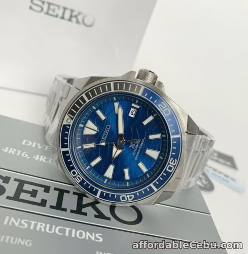 1st picture of SRPD23J1 Prospex Samurai Save the Ocean Automatic Diver Silver Steel Watch Japan For Sale in Cebu, Philippines