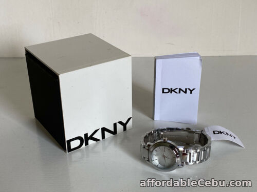 1st picture of NEW! DKNY DONNA KARAN TOMPKINS SILVER DIAL STAINLESS STEEL LADIES WATCH $95 SALE For Sale in Cebu, Philippines
