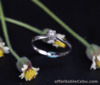 SALE‼️.041-.045 Carat Diamond Engagement Ring 18k White Gold ER617 PREORDER sep