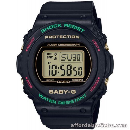 1st picture of Casio Baby-G * BGD570TH-1 Special Color Black Digital Resin Watch for Women For Sale in Cebu, Philippines