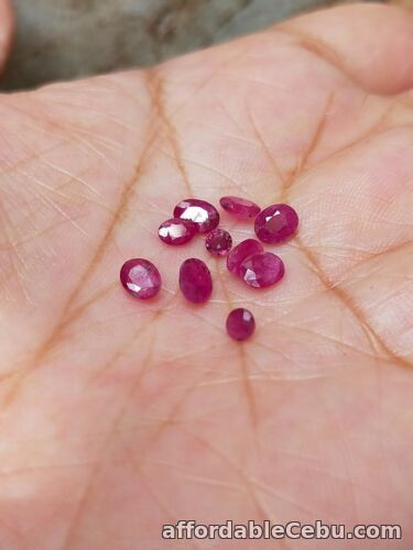 1st picture of 2.96 Carats 10pcs Lot Natural RUBY Pinkish Red Mozambique Oval Cut 3.0to5.4x4.3 For Sale in Cebu, Philippines
