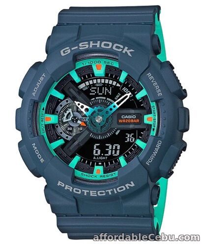 1st picture of Casio G-Shock * GA110CC-2A Navy and Sax Blue Anadigi Watch for Men COD PayPal For Sale in Cebu, Philippines
