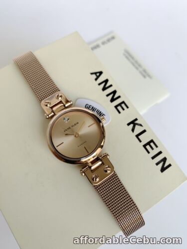 1st picture of Anne Klein Watch * 3002RGRG Diamond Dial Rose Gold Steel Mesh for Women For Sale in Cebu, Philippines