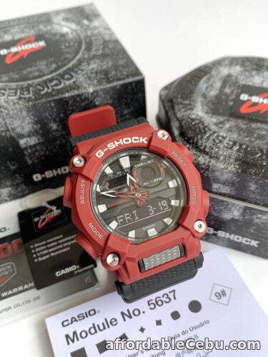 1st picture of Casio G-Shock * GA900-4 Anadigi Red & Black Resin Watch for Men Ivanandsophia For Sale in Cebu, Philippines