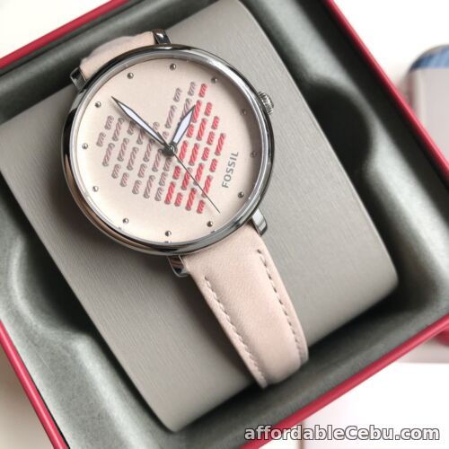 1st picture of Fossil Watch * ES4153 Jacqueline Blush Beige Leather Ivanandsophia COD PayPal For Sale in Cebu, Philippines