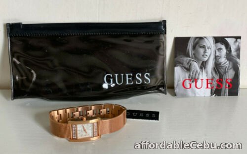 1st picture of NEW! GUESS SWAROVSKI CRYSTALS ACCENT ROSE GOLD TONE BRACELET WATCH $115 SALE For Sale in Cebu, Philippines