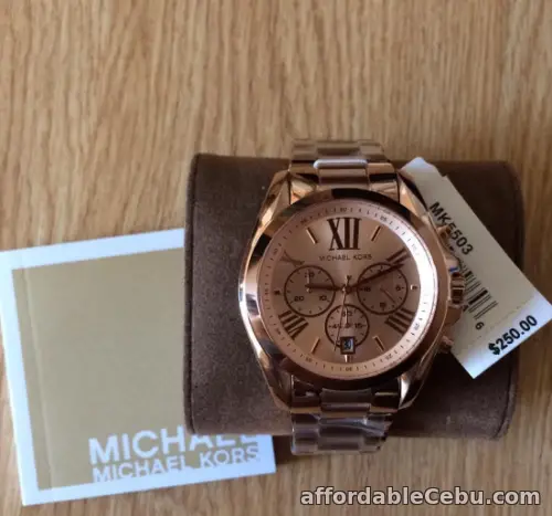 1st picture of Michael Kors Bradshaw  Rosegold-tone Oversized Unisex Chronograph Watch MK5503 For Sale in Cebu, Philippines