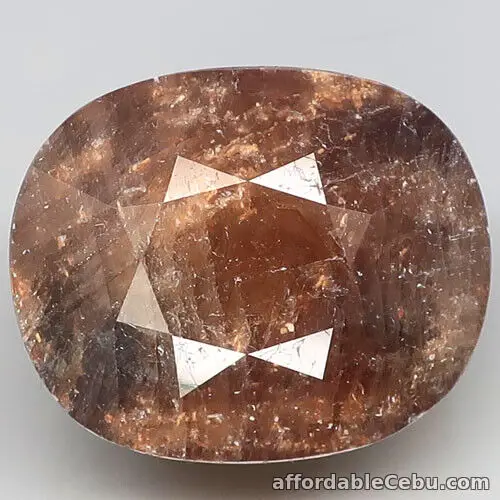 1st picture of 63.25 Carats NATURAL RARE JUMBO SAPPHIRE Greenish Brown Cushion UNHEATED 22x19 For Sale in Cebu, Philippines