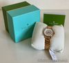 NEW! KATE SPADE NEW YORK BOATHOUSE WHITE DIAL ROSE GOLD BRACELET WATCH $225 SALE