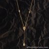 SALE‼️.41 CTW Diamond Necklace 18k Yellow Gold N232 sep