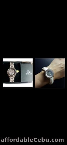 1st picture of BUY 1 TAKE 1 BUNDLE: ANNE KLEIN AUTOMATIC WATCH AND SK WATCH CERAMIC WATCH For Sale in Cebu, Philippines