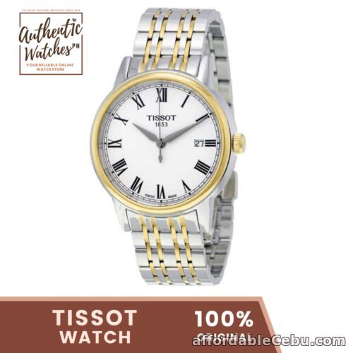 1st picture of Tissot T0854102201300 Carson White Dial Two-tone 40mm Men's Watch For Sale in Cebu, Philippines